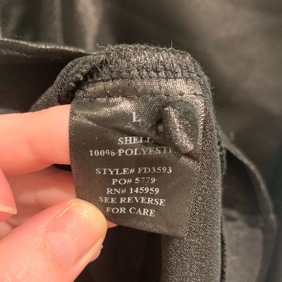 NWT Black Ruffle Dress - Picture 9 of 9